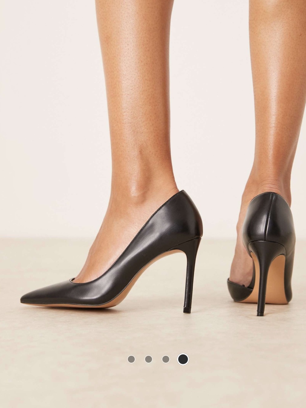 NWT Mango Asymmetric Black Heels